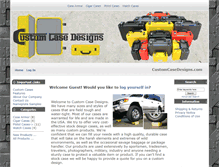 Tablet Screenshot of customcasedesigns.com